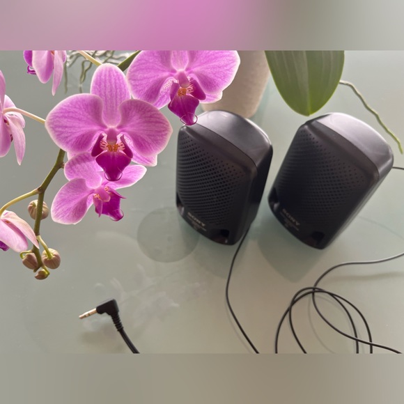 Sony SRS-P3 Speaker System for Computer Or Walkman Mini Stereo System 3.5mm Aux - Picture 6 of 7